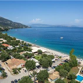 3 bedroom villa with pool and sea views in Barbati, Corfu, sleeps 8